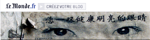 Le Monde's website integrates high-quality non-staff blogs like this one.